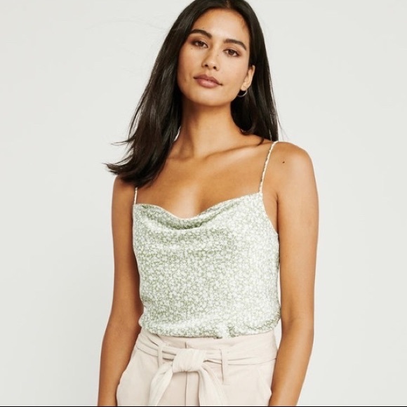Cowl neck floral cami - Picture 1 of 4